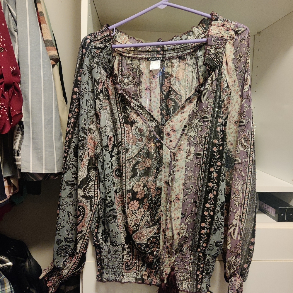 Boho Paisley Blouse